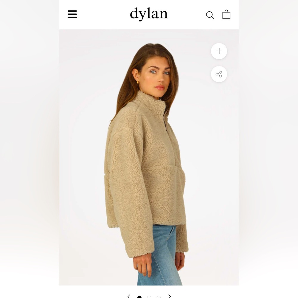 NWOT DYLAN 1/4 Zip Polar Fleece Pullover